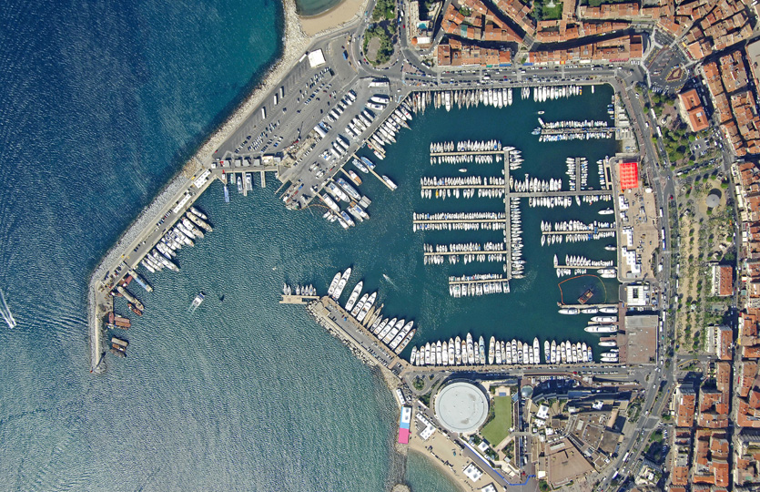 Le Vieux - Port De Cannes Småbåtshamn - Förtöjningar