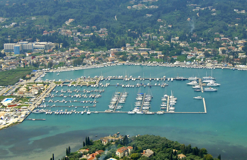 D-Marin Gouvia Småbåtshamn Corfu - Förtöjningar