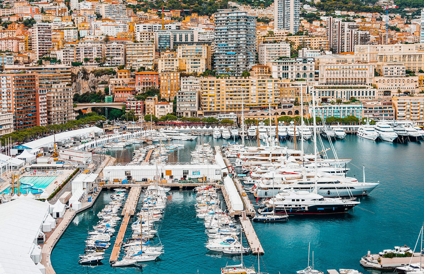 Hercules Småbåtshamn Monaco - Förtöjningar